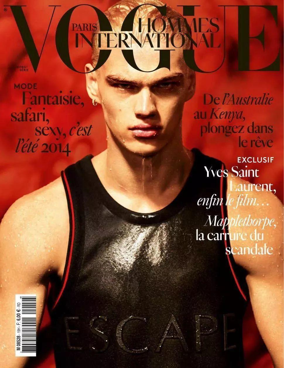 新的超模二代来袭，靠关系登国际男士版Vogue封面，居然没人骂！