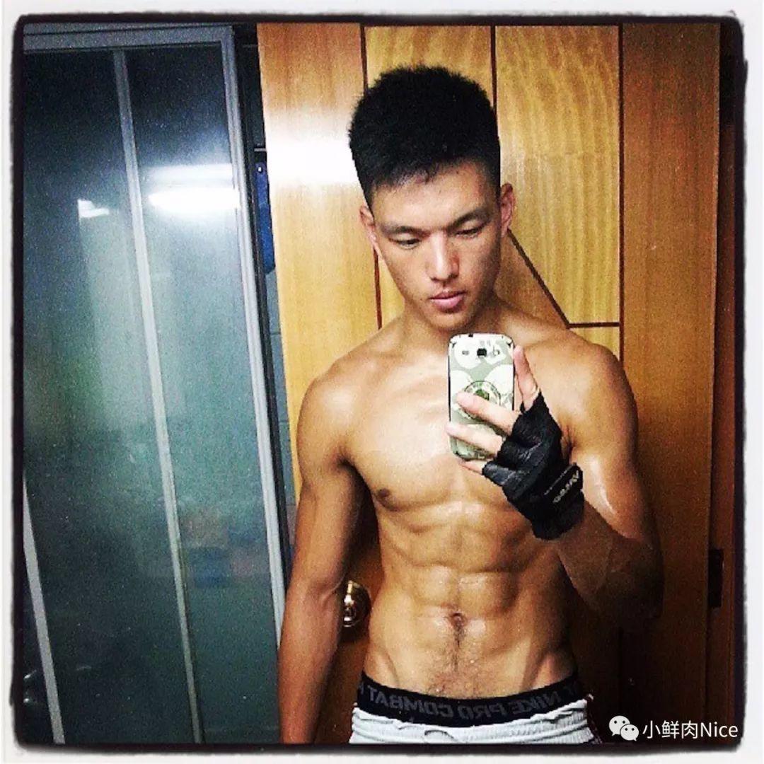 国产腹肌帅哥健身肌肉猛男内裤黑皮肌肉体男模写真 中国 肌肉宝宝